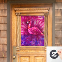Whimsisch Abstrakt rosa Flamingo Tropical