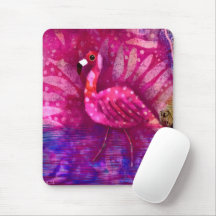 Whimsisch Abstrakt rosa Flamingo Tropical