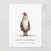 Whimsisch Minimalistisch Weihnachtsfeiertag des We Postkarte (Vorderseite)