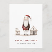 Whimsisch Minimalistisch Weihnachtsfeiertag des We Postkarte (Vorderseite)