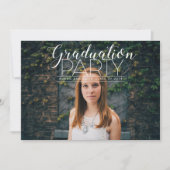 Whimsisch Moderne Graduierungsparty lädt ein Einladung (Vorderseite)