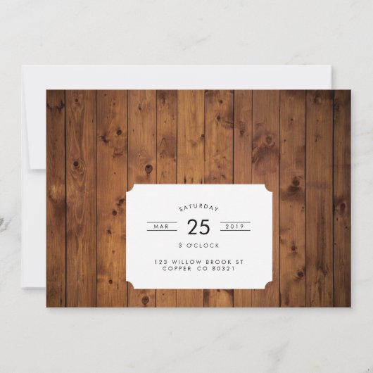 Whimsisch Moderne Graduierungsparty lädt ein Einladung (Rückseite)