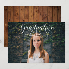 Whimsisch Moderne Graduierungsparty lädt ein Einladung