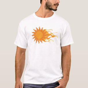 Whimsische ABSTRACTE SONNE Kunstwerk Erstellung T-Shirt