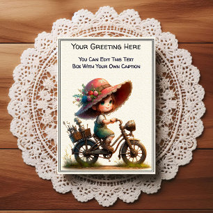 Whimsische Alltags-Sentiment-Steampunk-Kunst Postkarte