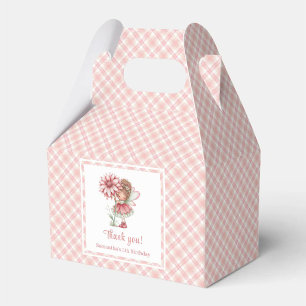 Whimsische Feen-Girl-Blush-Blumen-Geburtstagsgunst Geschenkschachtel