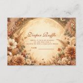 Whimsische Herbst-Boho-Windel-Raffle Begleitkarte (Vorderseite)