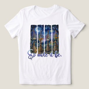 Whimsische Hexenblumen So Moge Es Sein Himmlisch Tri-Blend Shirt