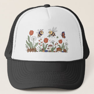 Whimsische Insekten Truckerkappe