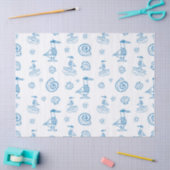 Whimsische Möwe Nautical Doodle Muster Seidenpapier (Basteln)