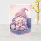 Whimsische Mutter Dankes Grußkarte Karte (Gelbe Blume)