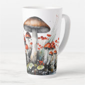 Whimsische Pilze Pilz-Patch Milchtasse (Rechte Ecke)