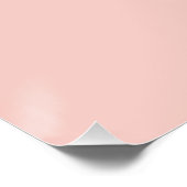   Whimsische rosa Fliege  Poster (Ecke)