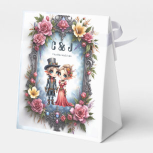 Whimsische Steampunk-Elfen-Hochzeit Geschenkschachtel