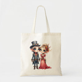 Whimsische Steampunk-Elfen-Hochzeit  Tragetasche
