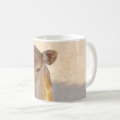 Whimsische Waldhirsch-Fotografie Kaffeetasse (VorderseiteRechts)