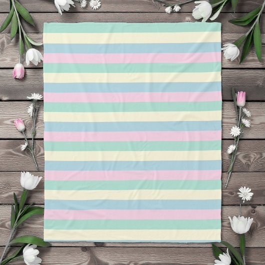 Whimsische Wasserfarbe-Pastellfarben Fleecedecke