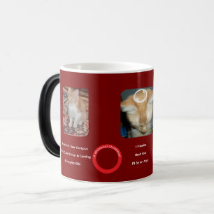 Whimsische Weihnachts-Gingermücke Verwandlungstasse