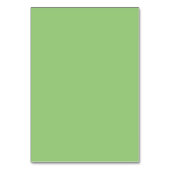 Whimsische Zitrus-Grüne Wellige Rand-Hochzeit Tischnummer (Rückseite)