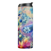 Whimsischer Abstrakter Libellenfliege Personalisie Thermosbecher (Nach links gedreht)