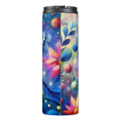 Whimsischer Abstrakter Libellenfliege Personalisie Thermosbecher (Rückseite)