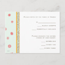 Whimsischer Antwortkarte