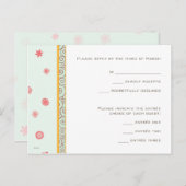 Whimsischer Antwortkarte Einladungspostkarte (Vorne/Hinten)