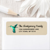 Whimsischer Aquamariner Hummingvogel (Insitu)