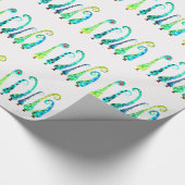 Whimsischer Aquarell Geschenkpapier (Ecke)