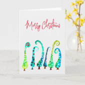 Whimsischer Aquarell Karte (Gelbe Blume)