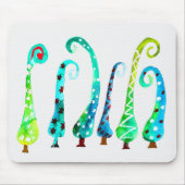 Whimsischer Aquarell Mousepad (Vorne)