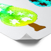 Whimsischer Aquarell Poster (Ecke)