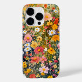 Whimsischer Aquarell Wildblumen Fantasie-Blume Case-Mate iPhone Hülle (Rückseite)