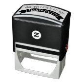 Whimsischer Banner mit benutzerdefiniertem Text un Permastempel (Produkt)