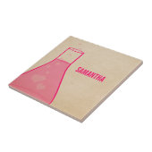 Whimsischer Becherfilm, rosa Fliese (Seite)