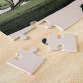 Whimsischer Blumenbär Fairies Wasserfarbe Kunst Puzzle (Seite)