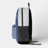Whimsischer Butterfly-Rucksack Blau & Weißer Rucks Bedruckter Rucksack (Rechts)