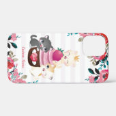 Whimsischer Cartoon Katzen Erdbeere Cupcake Case-Mate iPhone Hülle (Rückseite (Horizontal))