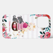 Whimsischer Cartoon Katzen Erdbeere Cupcake Case-Mate iPhone Hülle (Rückseite (Horizontal))