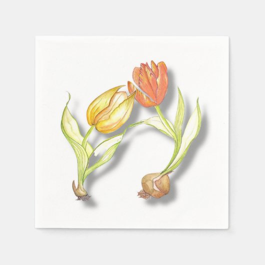 Whimsischer Cocktail Napkins Serviette (Vorderseite)