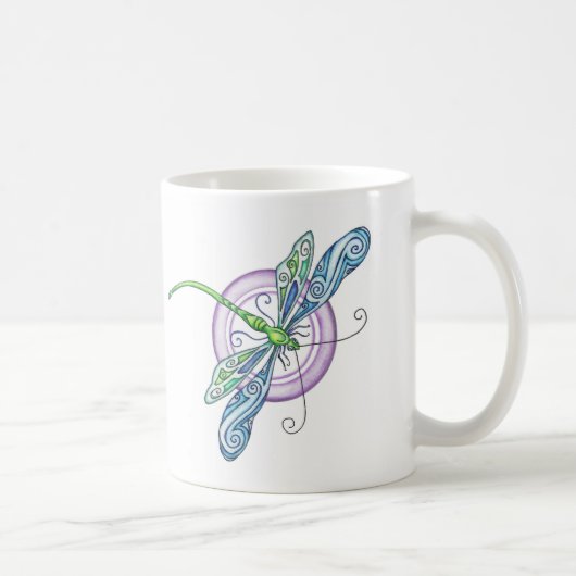 Whimsischer Dragonfly Kaffeetasse (Rechts)