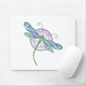 Whimsischer Dragonfly Mousepad (Mit Mouse)