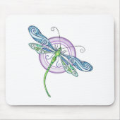 Whimsischer Dragonfly Mousepad (Vorne)