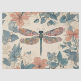 Whimsischer Dragonfly Seidenpapier