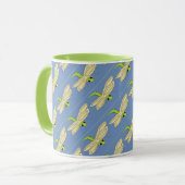 Whimsischer Dragonfly Tasse (Vorderseite Links)
