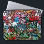 Whimsischer dynamischer Street Art Graffiti Art Mu Laptopschutzhülle<br><div class="desc">Dieses moderne,  nahtlose Urban dynamische und explosive Street Art Graffiti-Muster ist nicht nur für Hip Hop Künstler,  sondern für alle,  unabhängig von Alter und Hintergrund,  reserviert. Großartige Geschenke für Freunde,  die ein atemberaubendes und kreatives Muster-Design gewollt haben,  die wollte,  sich als kreativer Künstler auszudrücken.</div>