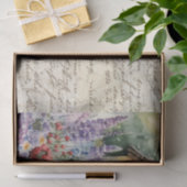 Whimsischer Englisch Hütte Garden Bench Alte Buchs Seidenpapier (Geschenk)