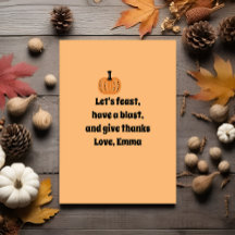 Whimsischer Erntedank