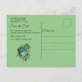 Whimsischer Fantasiewelt mit tropischem Geschmack Ankündigungspostkarte (Rückseite)