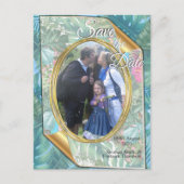 Whimsischer Fantasiewelt mit tropischem Geschmack Ankündigungspostkarte (Vorderseite)